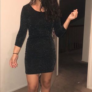 short black sparkly dress